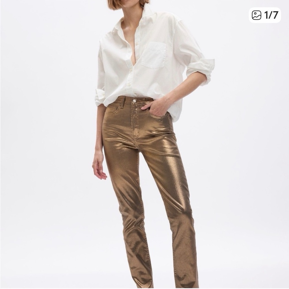 GAP NWOT Gold Women's Skinny Jeans